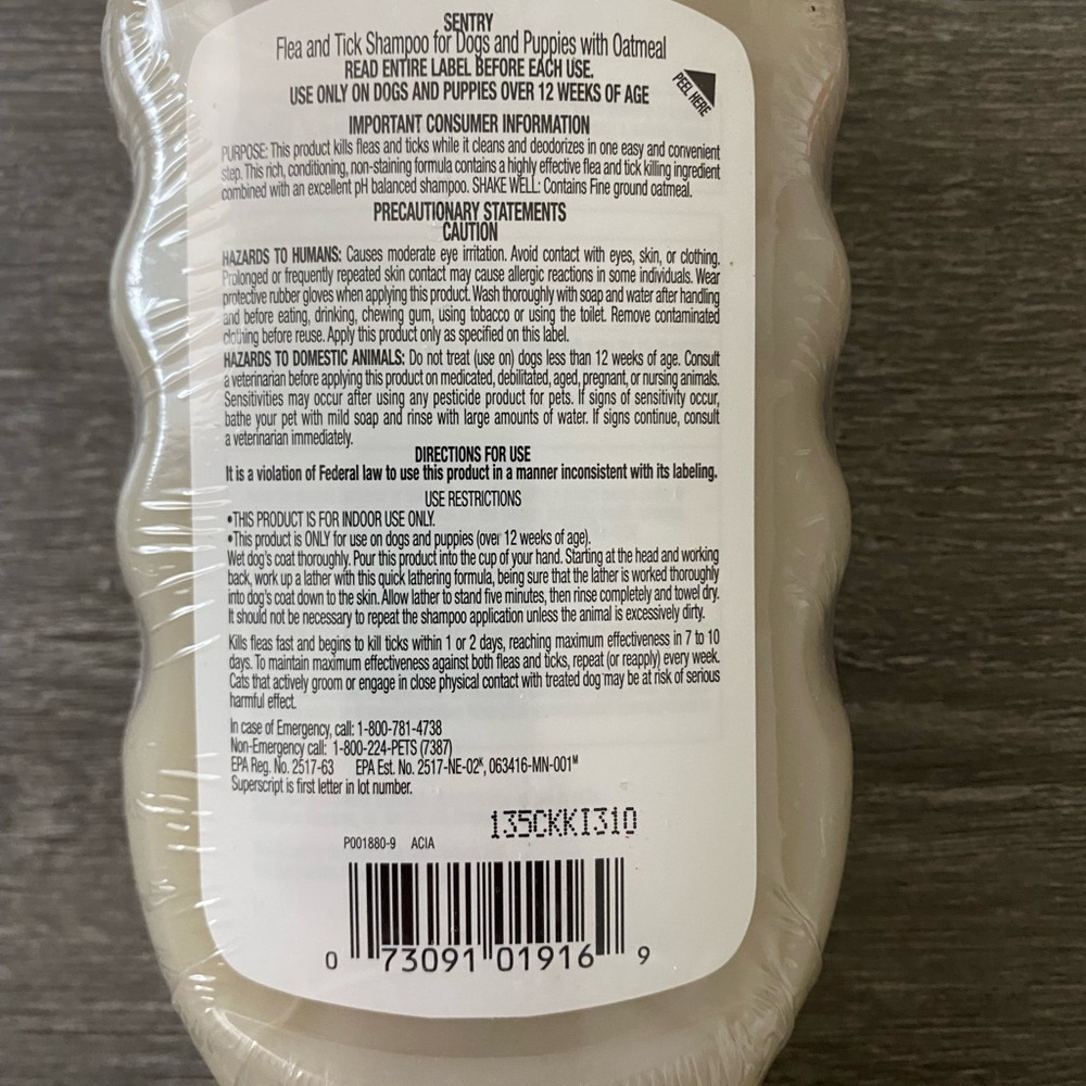 Sentry Dog Shampoo - Picture 4 of 4